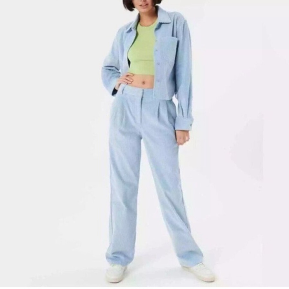 Sunday Best Artitzia Dune Blue Corduroy Harvey Pants Size 2